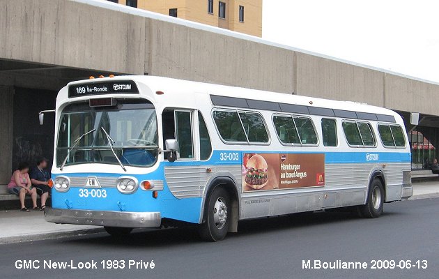 BUS/AUTOBUS: GMC New Look 1983 Prive