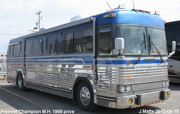 BUS/AUTOBUS: Prevost Champion 35 1968 Prive