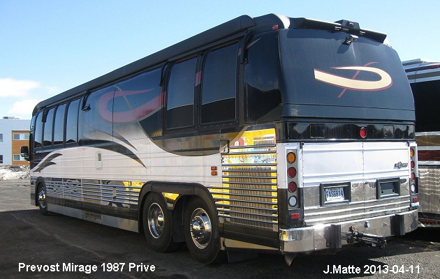 BUS/AUTOBUS: Prevost XL 1987 prive