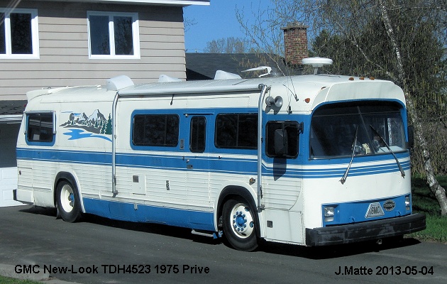 BUS/AUTOBUS: GMC New-Look 1975 prive