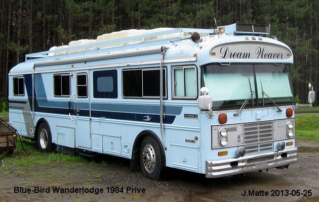 BUS/AUTOBUS: Blue Bird Wanderlodge 1984 prive