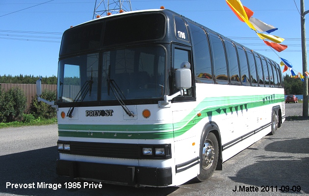 BUS/AUTOBUS: Prevost Mirage 1985 Priv