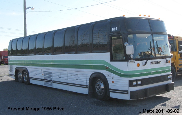 BUS/AUTOBUS: Prevost Mirage 1985 Priv