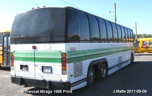 BUS/AUTOBUS: Prevost Mirage 1985 Priv