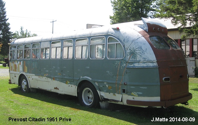 BUS/AUTOBUS: Prevost Citadin 1951 Prive