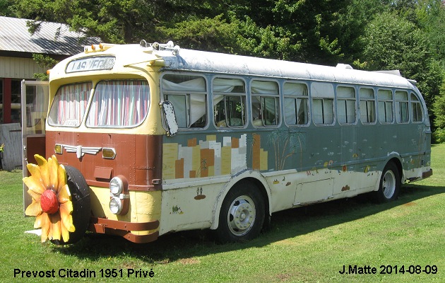 BUS/AUTOBUS: Prevost Citadin 1951 Prive