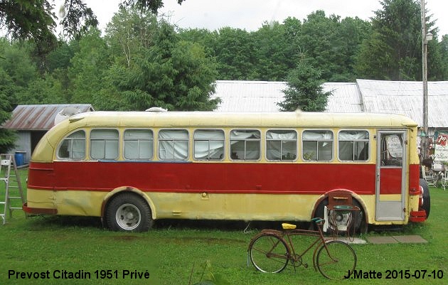 BUS/AUTOBUS: Prevost Citadin 1951 Prive