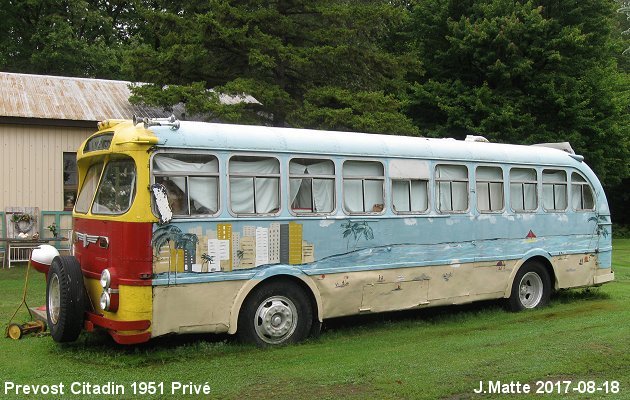 BUS/AUTOBUS: Prevost Citadin 1951 Prive