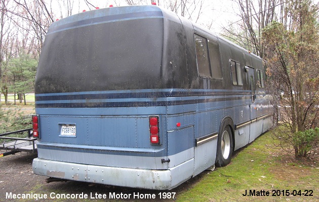 BUS/AUTOBUS: Mecanique Concorde Motor Home 1987 Prive