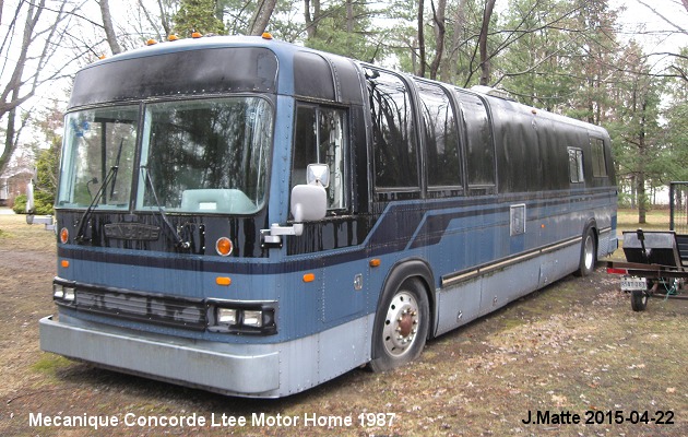 BUS/AUTOBUS: Mecanique Concorde Motor Home 1987 Prive