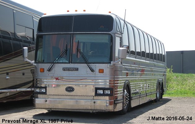 BUS/AUTOBUS: Prevost Mirage XL 1987 Prive