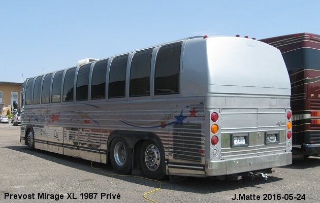 BUS/AUTOBUS: Prevost Mirage XL 1987 Prive