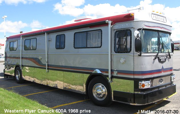 BUS/AUTOBUS: Western Flyer Canuck 600 1968 Prive