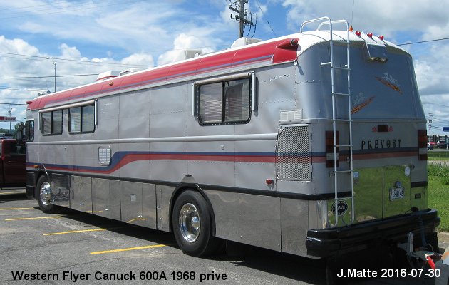 BUS/AUTOBUS: Western Flyer Canuck 600A 1968 Prive