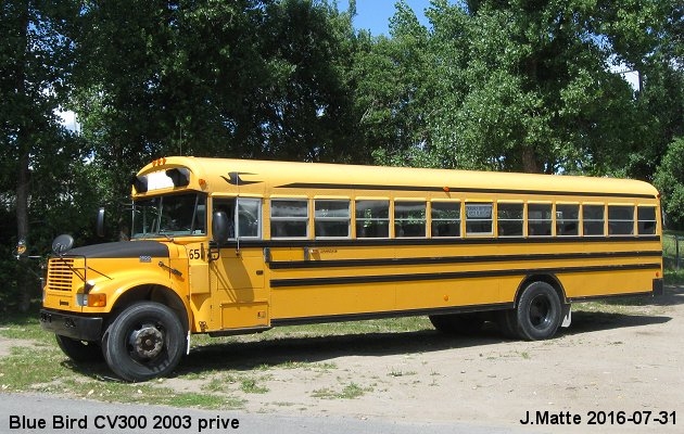 BUS/AUTOBUS: Blue Bird CV300 2003 prive