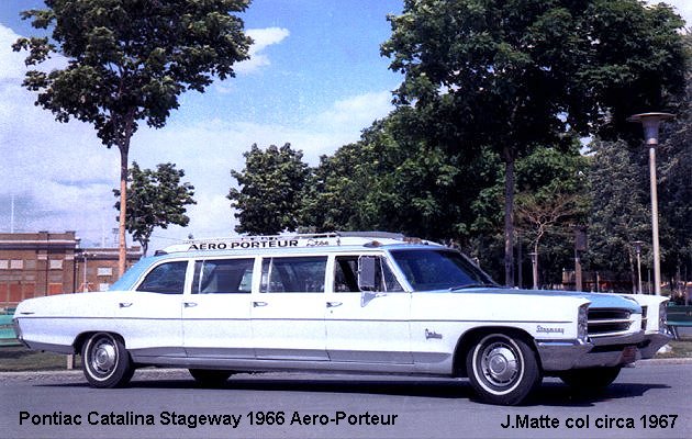 BUS/AUTOBUS: Pontiac Catalina / Stageway 1966 Q.A.T.B.co