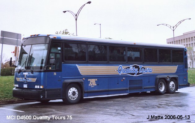 BUS/AUTOBUS: MCI D4500 1999 Quality Tours