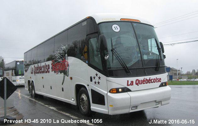 BUS/AUTOBUS: MCI J4500 2010 Quebecoise