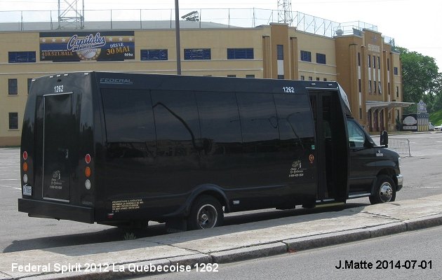 BUS/AUTOBUS: Federal Spirit 2012 Quebecoise