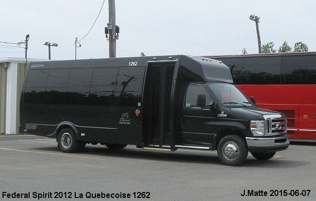 BUS/AUTOBUS: Federal Spirit 2012 Quebecoise