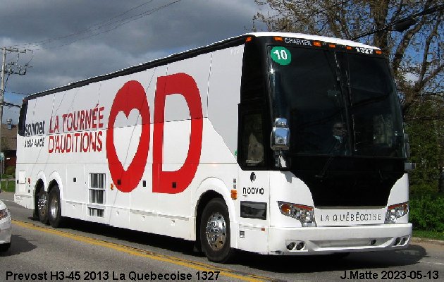 BUS/AUTOBUS: Prevost H3-45 2013 La Quebecoise