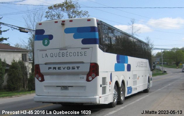 BUS/AUTOBUS: Prevost H3-45 2016 Quebecoise