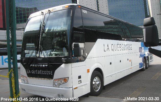 BUS/AUTOBUS: Prevost H3-45 2016 Quebecoise