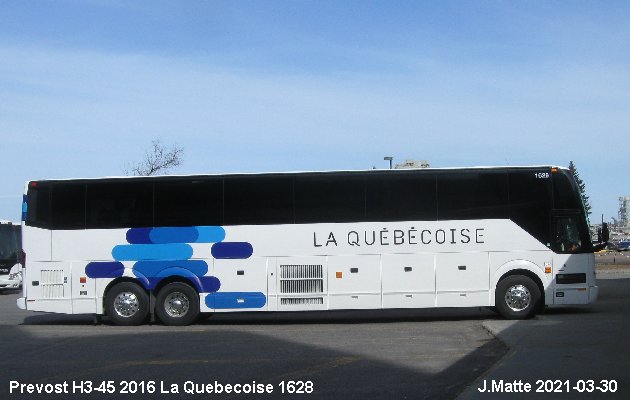 BUS/AUTOBUS: Prevost H3-45 2016 Quebecoise