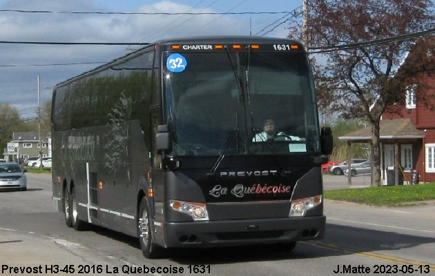 BUS/AUTOBUS: Prevost H3-45 2016 Quebecoise