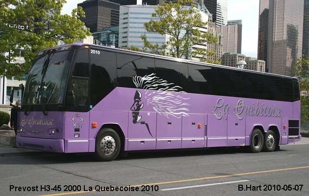 BUS/AUTOBUS: Prevost H3-45 2000 Quebecoise