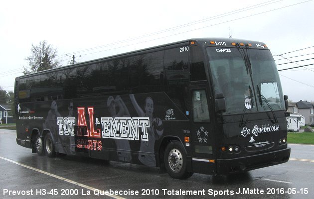 BUS/AUTOBUS: Prevost H3-45 2000 Quebecoise