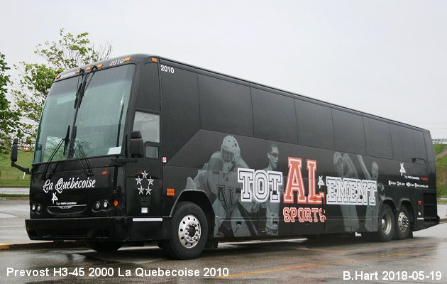 BUS/AUTOBUS: Prevost H3-45 2000 Quebecoise