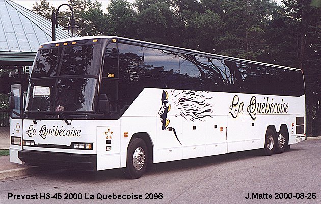 BUS/AUTOBUS: Prevost H3-45 2000 Quebecoise