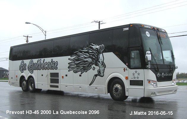 BUS/AUTOBUS: Prevost H3-45 2000 Quebecoise