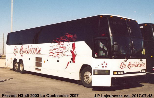 BUS/AUTOBUS: Prevost H3-45 2000 Quebecoise