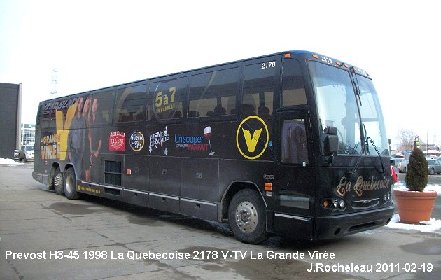 BUS/AUTOBUS: Prevost H3-45 1998 Quebecoise