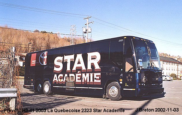 BUS/AUTOBUS: Prevost H3-41 2003 Quebecoise