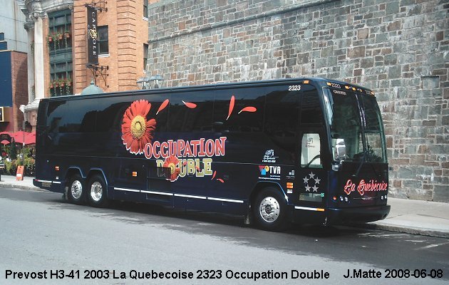 BUS/AUTOBUS: Prevost H3-41 2003 Quebecoise