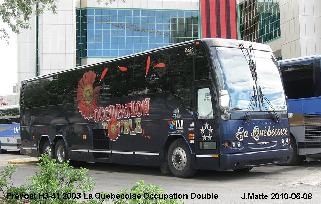 BUS/AUTOBUS: Prevost H3-41 2003 Quebecoise