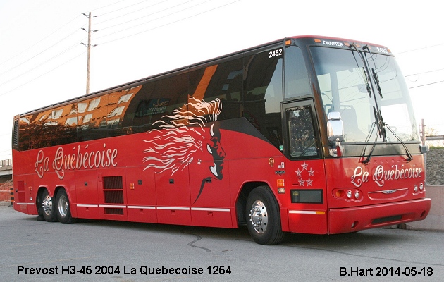 BUS/AUTOBUS: Prevost H3-45 2004 Quebecoise