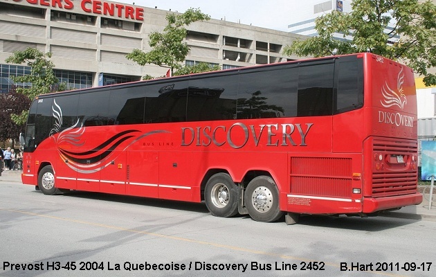 BUS/AUTOBUS: Prevost H3-45 2004 Quebecoise