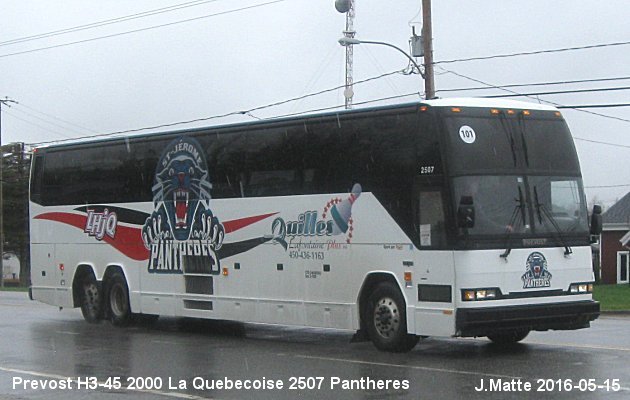 BUS/AUTOBUS: Prevost H3-45 2000 Quebecoise