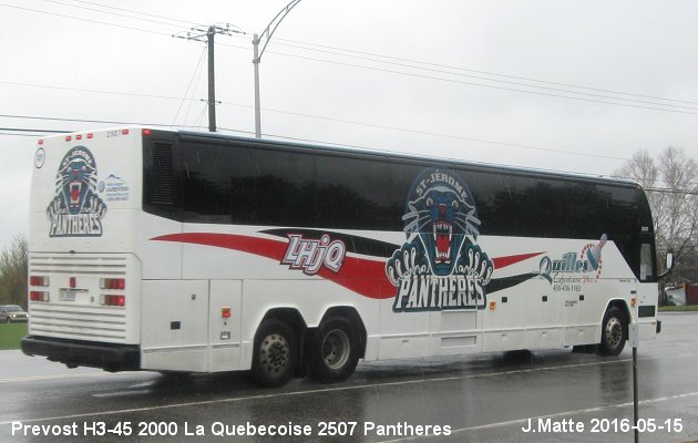 BUS/AUTOBUS: Prevost H3-45 2000 Quebecoise