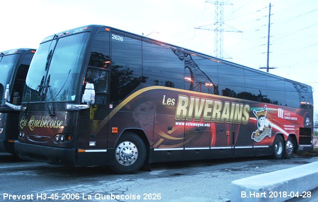 BUS/AUTOBUS: Prevost H3-45 2006 Quebecoise