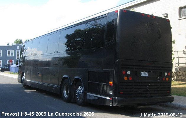 BUS/AUTOBUS: Prevost H3-45 2006 Quebecoise