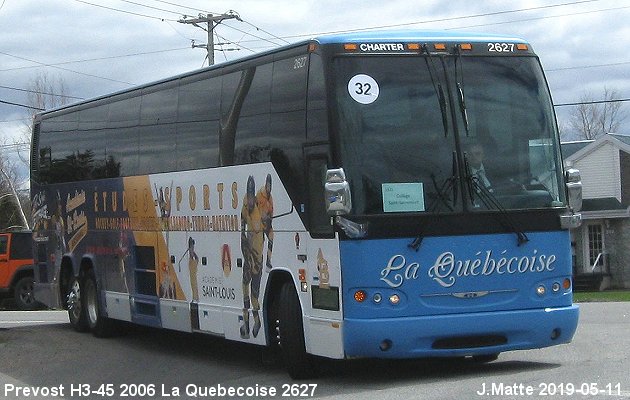 BUS/AUTOBUS: Prevost H3-45 2006 Quebecoise