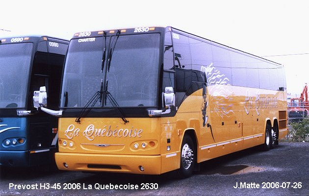 BUS/AUTOBUS: Prevost H3-45 2006 Quebecoise