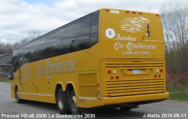 BUS/AUTOBUS: Prevost H3-45 2006 Quebecoise