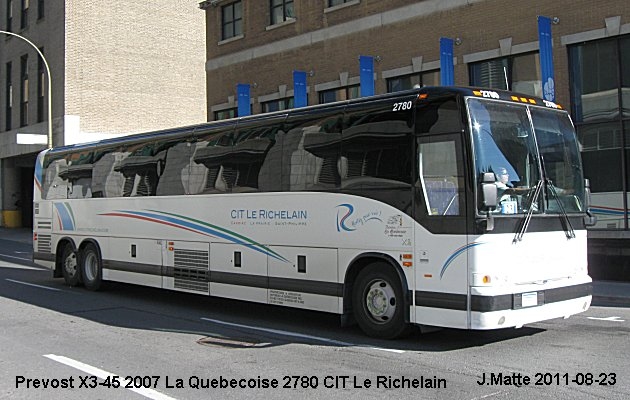 BUS/AUTOBUS: Prevost X3-45 2007 Quebecoise