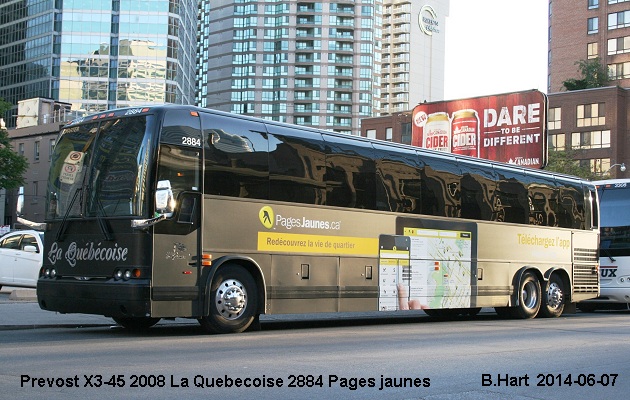 BUS/AUTOBUS: Prevost X3-45 2008 Quebecoise